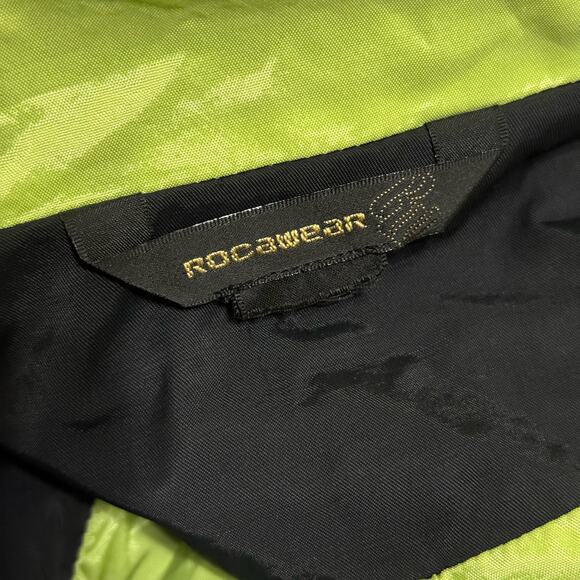 Y2k Rocawear Jacket Green Black Logo - Picture 7 of 8